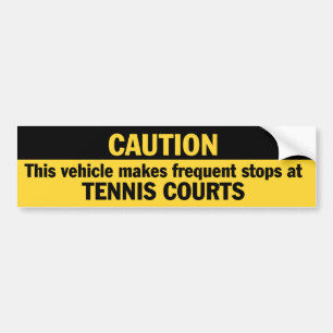 Frekventera stopp (tennis) bildekal