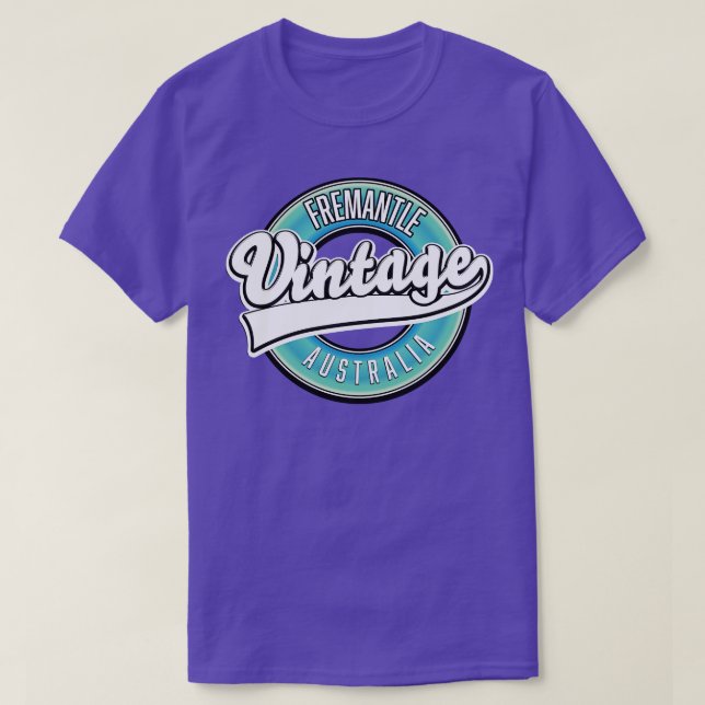 Fremantle australia vintage stil t shirt (Design framsida)