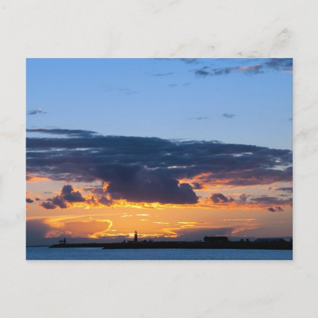 Fremantle Sunset Postcard Vykort (Framsida)