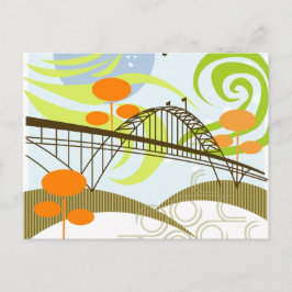 Fremont Bridge Portland vykort