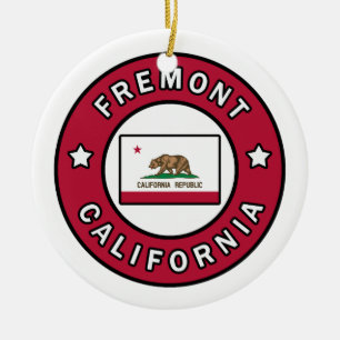 Fremont California Julgransprydnad Keramik