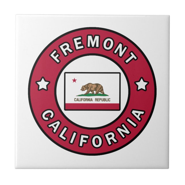 Fremont California Kakelplatta (Framsidan)