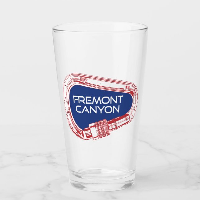 Fremont Canyon Wyoming Sten klättringsbrickor Glaskopp (Framsida)