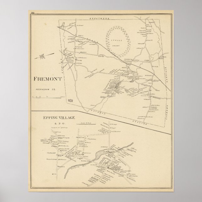 Fremont, Epping Village & PO Poster (Framsidan)