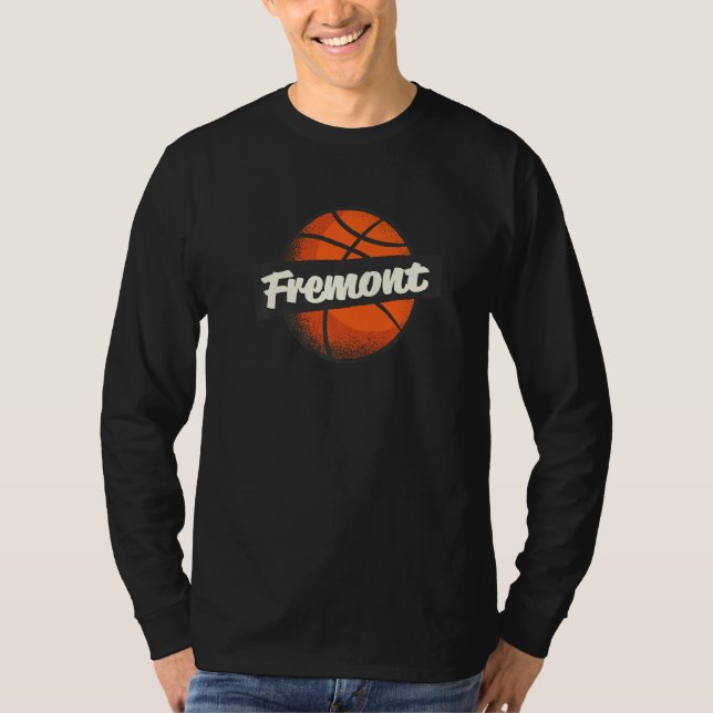Fremont Hometown Basketball Player Sports   T Shirt (Framsida)