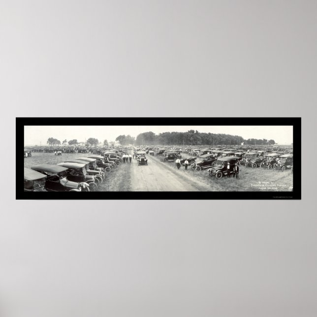 Fremont, NE Auto Show Photo 1916 Poster (Framsidan)