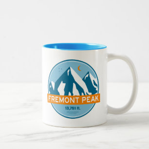 Fremont Peak Wyoming Stars Måne Två-Tonad Mugg
