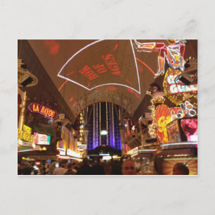 Fremont Street Experience - Las Vegas Vykort