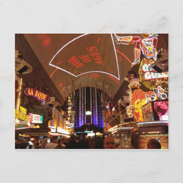 Fremont Street Experience - Las Vegas Vykort (Framsida)