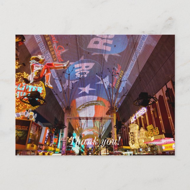 Fremont Street Experience Vykort (Framsida)