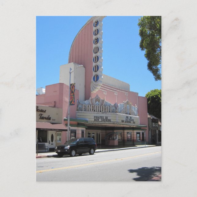 Fremont Theater, San Luis Obispo, CA Vykort (Framsida)