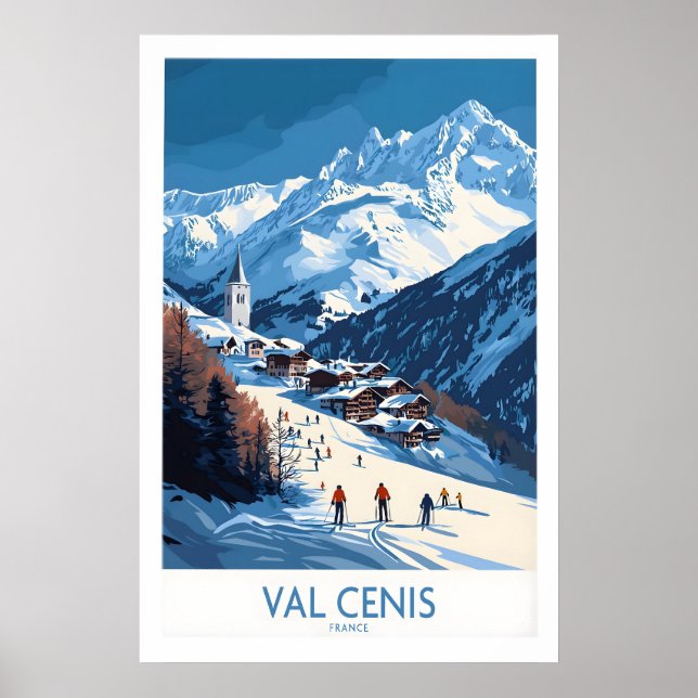 French Alps Wall Art 1 Poster (Framsidan)
