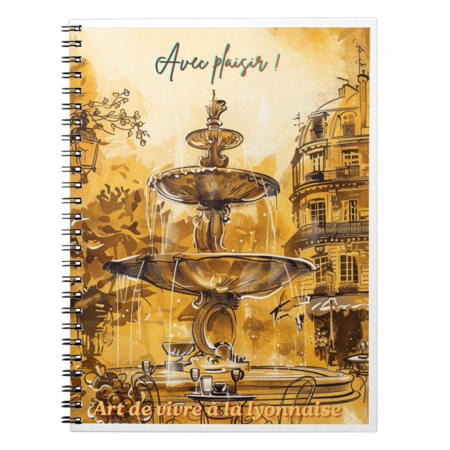 French art of living Lyon  Anteckningsbok (Framsidan)