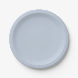 French Blue Paper Plates
