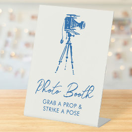 French Blue Whimsical Camera Photo Booth