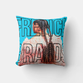 French Braids pillow Kudde