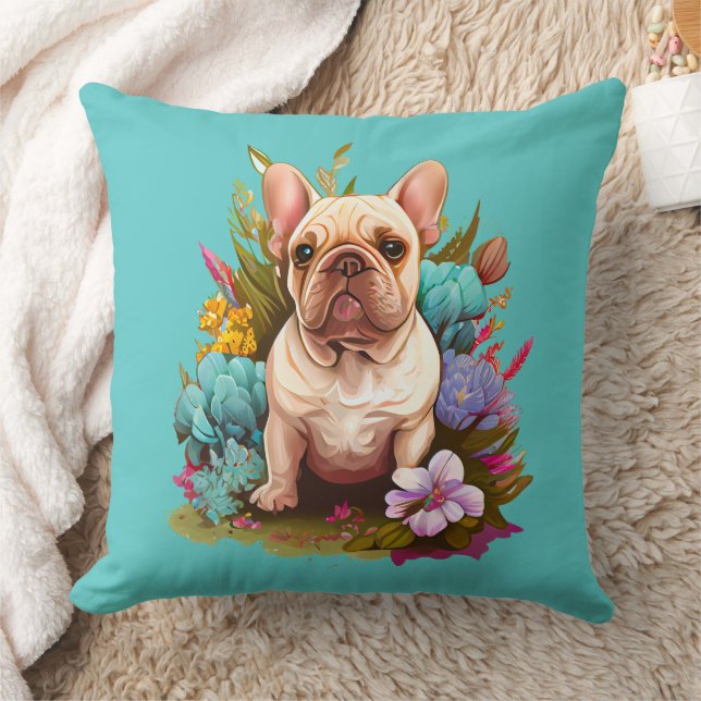 French Bull Dog Kudde (Filt)