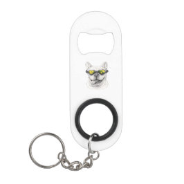 French Bulldog Bottle Opener Keychain Mini Flasköppnare
