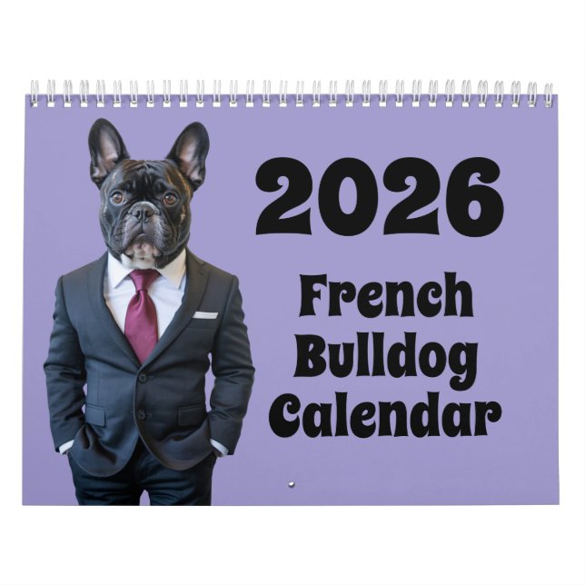 French Bulldog Calendar Kalender (Omslag)
