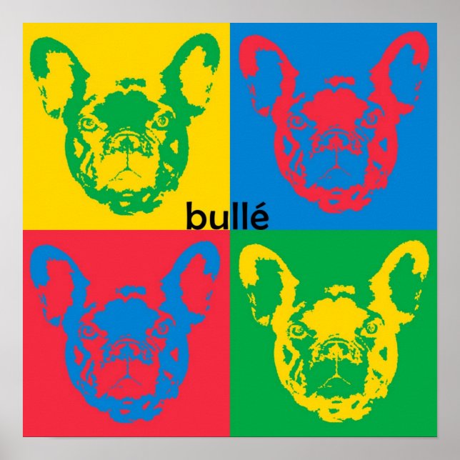 French Bulldog canvas Poster (Framsidan)