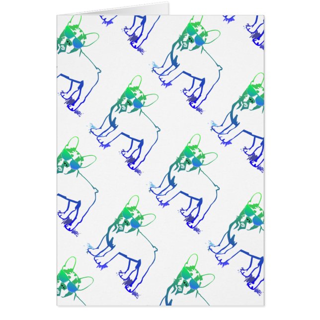 French Bulldog Cards Hälsningskort (Framsidan)