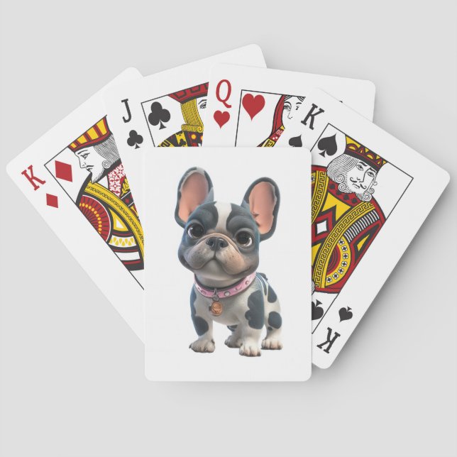 French Bulldog  Casinokort (Baksidan)