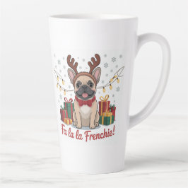 French Bulldog Christmas Mug – Fa La La Frenchie