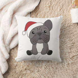 French Bulldog Christmas Snow Winter Animals Kudde