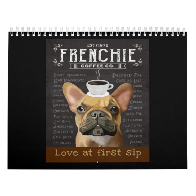 French Bulldog Coffee Kalender (Omslag)
