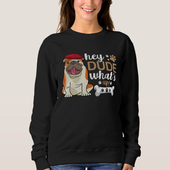 French Bulldog  Cool a Dude Graphics Plus Size T Shirt (Framsida)
