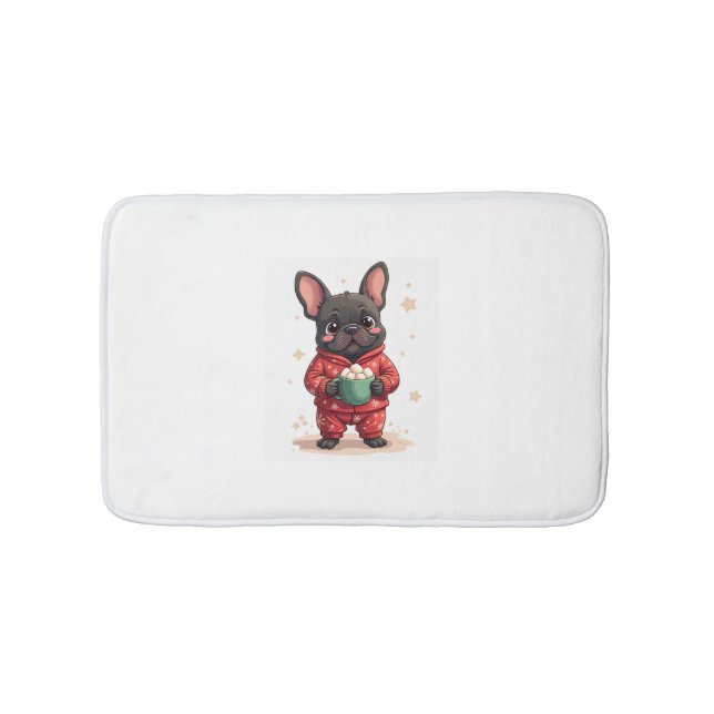 French Bulldog Cozy Cocoa Badrumsmatta (Framsidan)