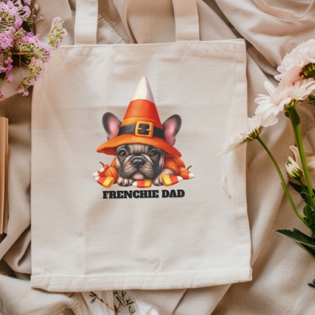 French Bulldog Cute Halloween Candy Costume Tygkasse (Skapare uppladdad)