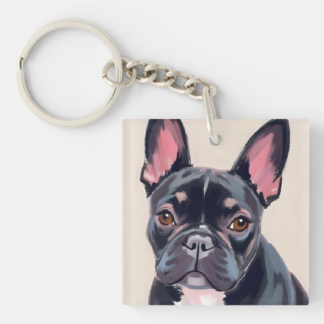 French Bulldog Dog Watercolor Pet Painting (Framsidan)
