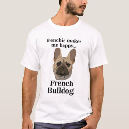 French Bulldog Face Dog Lover T Shirt