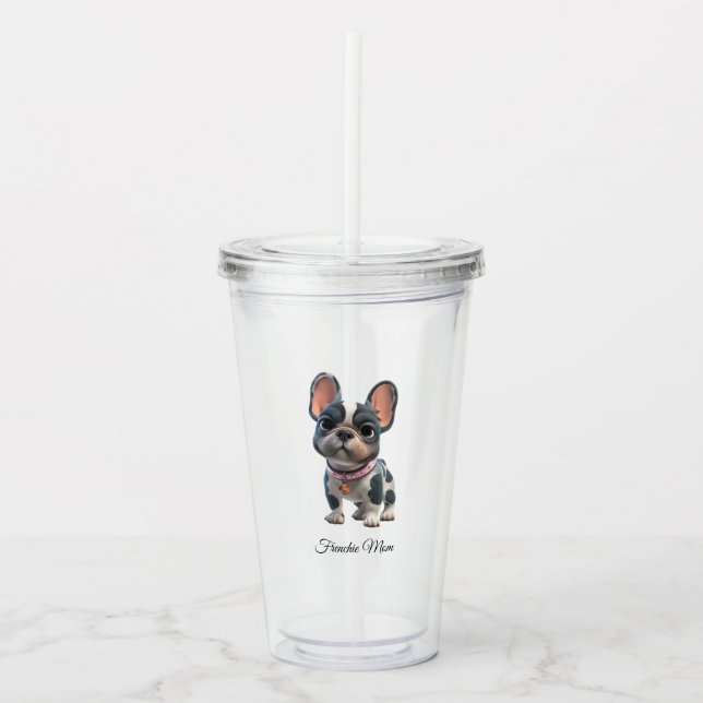 French Bulldog Frenchie Mom  Take Away Mugg (Framsida)