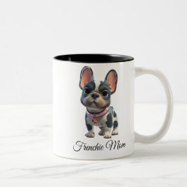 French Bulldog Frenchie Mom Två-Tonad Mugg