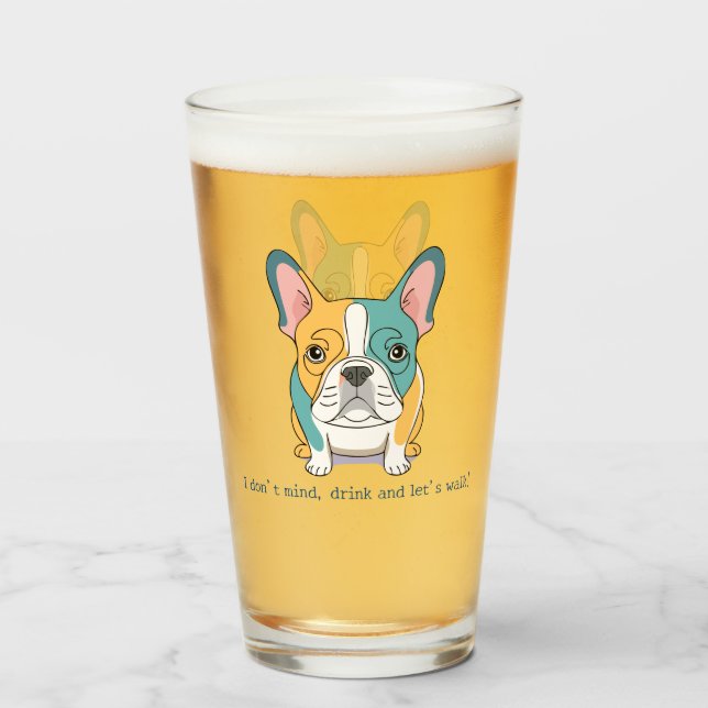 French Bulldog fun  Glaskopp (Framsida fylld)