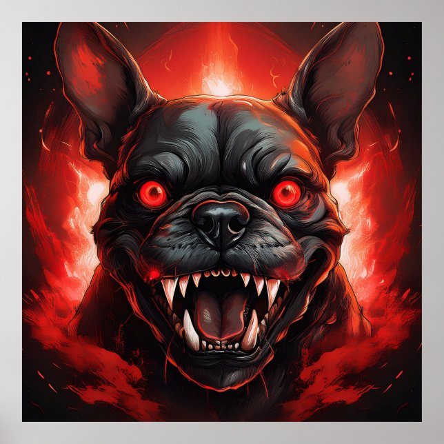 French Bulldog Gone Wrong Poster (Framsidan)
