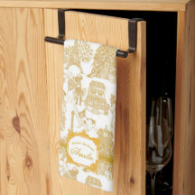 FRENCH BULLDOG Guld Toile
