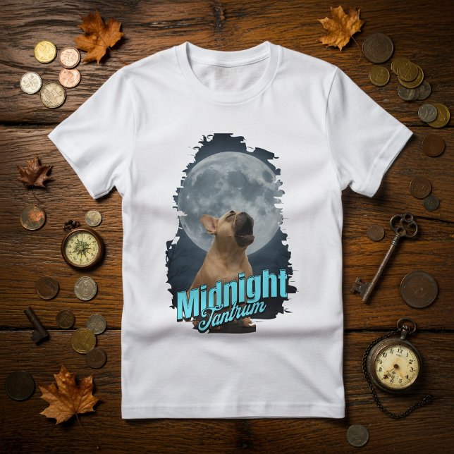 French Bulldog Howling T-Shirt (Skapare uppladdad)