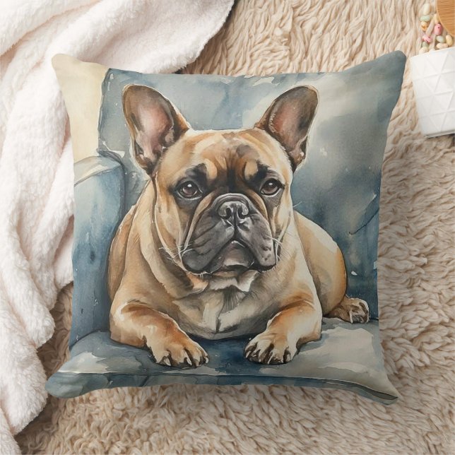 French Bulldog Kudde (Filt)