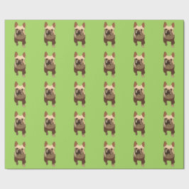 French Bulldog, Lime Green Presentpapper