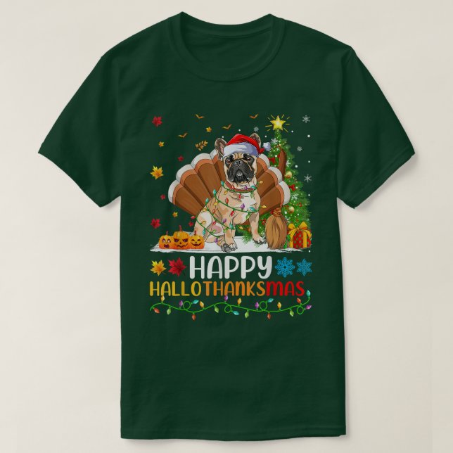 French Bulldog Lover Funny French Bulldog HelloTha T Shirt (Design framsida)