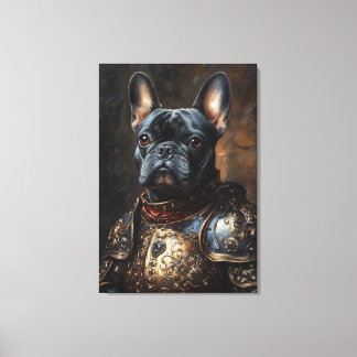 French Bulldog Royalty Canvastryck