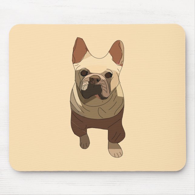 French Bulldog, Soft Peach Musmatta (Framsidan)