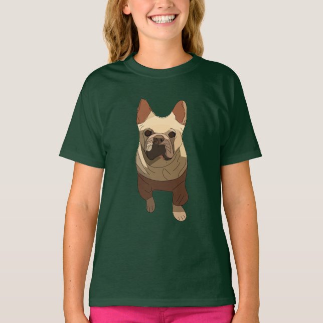 French Bulldog T Shirt (Framsida)