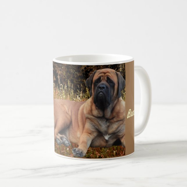 French Bulldog und Mastiff Freunde Kaffemugg (Framsida höger)
