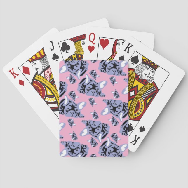 French Bulldogs Casinokort (Baksidan)
