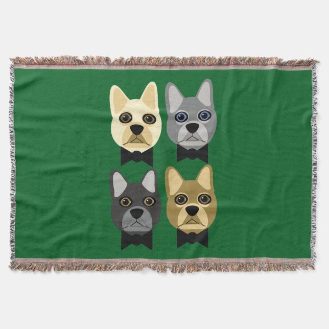 French Bulldogs Green Filt (Framsidan)