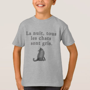 French Cats Saying Products Tee Shirt